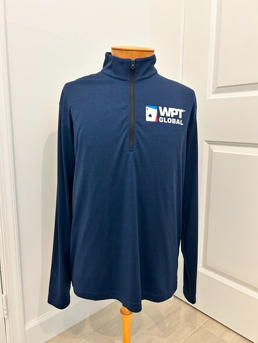 Sport-Tek WPT Global 1/4 Zip Pullover Men’s Size LTrue Navy 100% Polyester